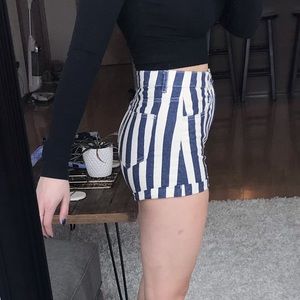 H&M | Striped Shorts